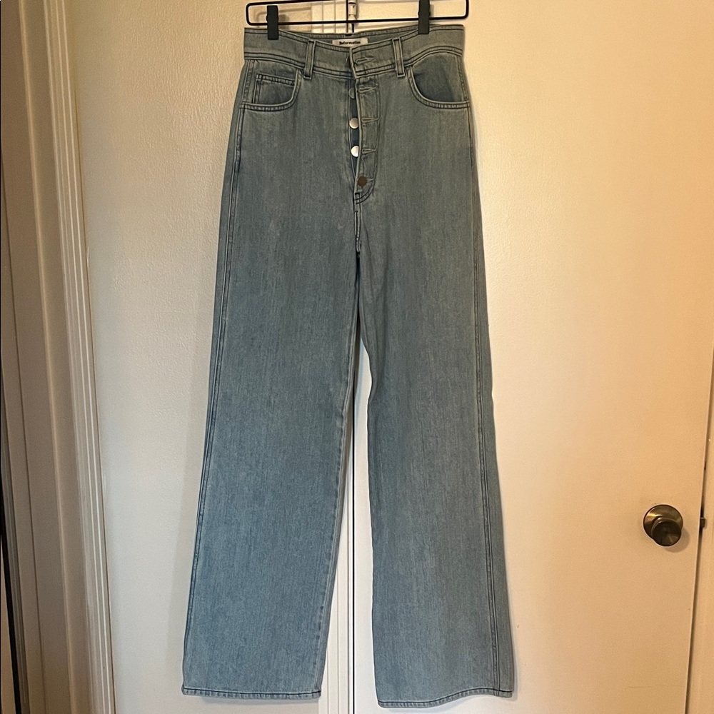 Reformation Olive jeans